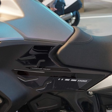 Stickers 3D Protections latérales de réservoir compatibles avec Honda Nt1100 2022-2023