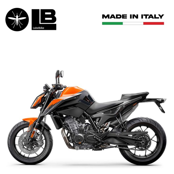 Adesivi 3D Protezioni Laterali serbatoio compatibili con Ktm 890 Duke 2021-2023