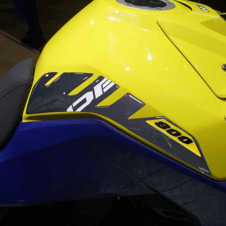 Adesivi 3D Protezioni laterali serbatoio compatibili con Suzuki V-Strom 800DE
