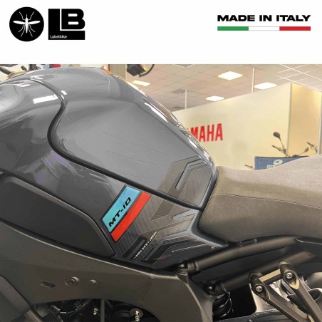 Adesivi 3D protezioni laterali serbatoio compatibili con Yamaha MT-10 SP 2022-25