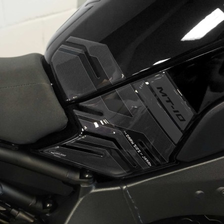 Adesivi 3D protezioni laterali serbatoio compatibili con Yamaha MT-10 SP 2022-25