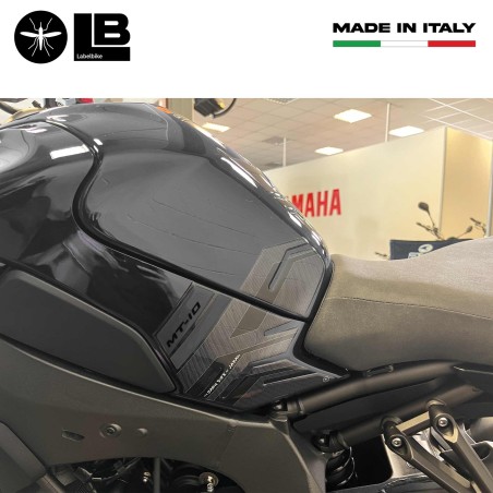 Adesivi 3D protezioni laterali serbatoio compatibili con Yamaha MT-10 SP 2022-25