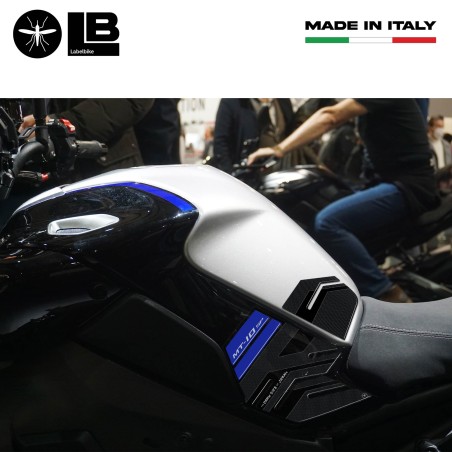 Adesivi 3D protezioni laterali serbatoio compatibili con Yamaha MT-10 SP 2022-25