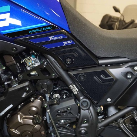 Stickers 3D Tank Side Protectors compatible avec Yamaha Tenere 700 2022