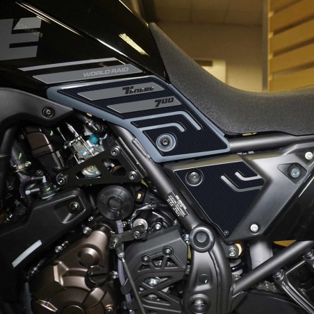 Adesivi 3D Protezioni Laterali serbatoio compatibili con Yamaha Tenere 700 2022