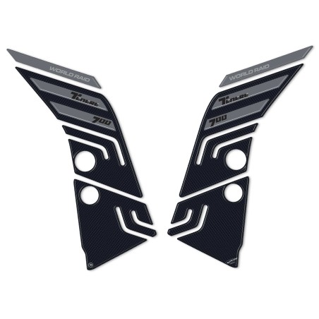 Stickers 3D Tank Side Protectors compatible with Yamaha Tenere 700 2022