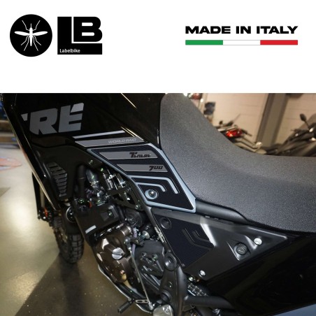 Aufkleber 3D Tank Side Protectors kompatibel mit Yamaha Tenere 700 2022