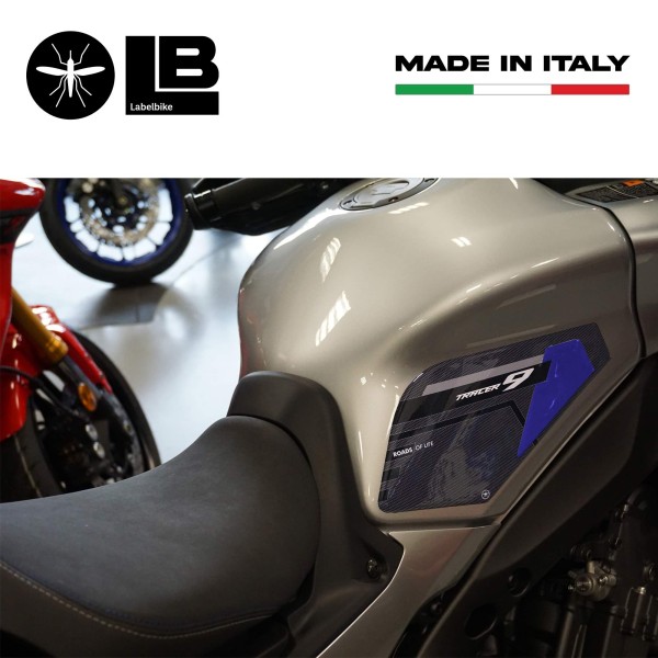 Pegatinas 3D Protectores laterales de depósito compatibles con Yamaha Tracer 9 2021-24