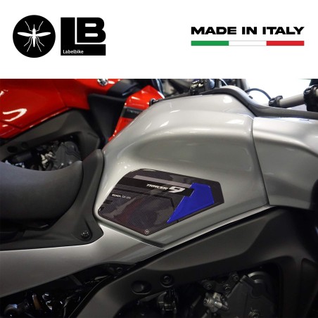 3D Aufkleber Tank Side Protectors kompatibel mit Yamaha Tracer 9 2021-24