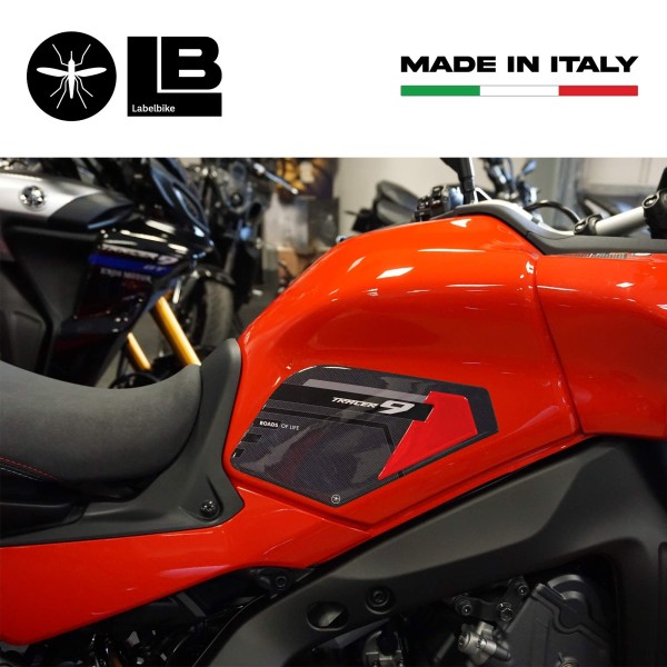 Stickers 3D Protections latérales de réservoir compatibles avec Yamaha Tracer 9 2021-24