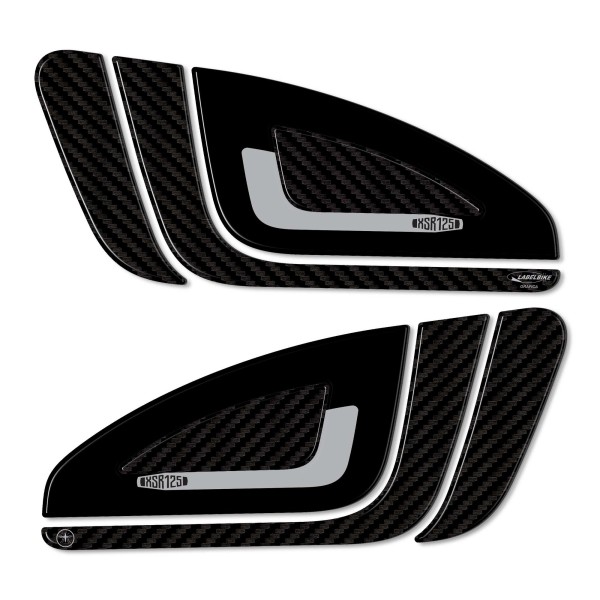 Stickers 3D Protections latérales de réservoir compatibles avec Yamaha XSR125 2021-22