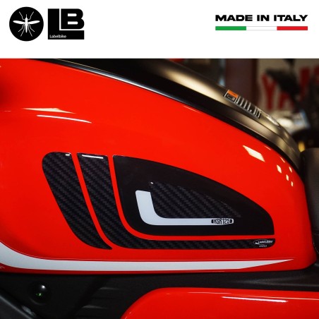 Pegatinas 3D Protectores laterales de depósito compatibles con Yamaha XSR125 2021-22