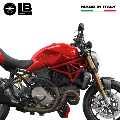 2 autocollants 3D exclusifs Protecteur latéral de réservoir transparent pour motos 2