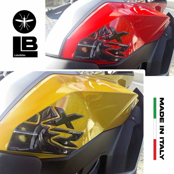 2 side tank protectors in 3D gel resin for BMW F900XR compatible motorbikes