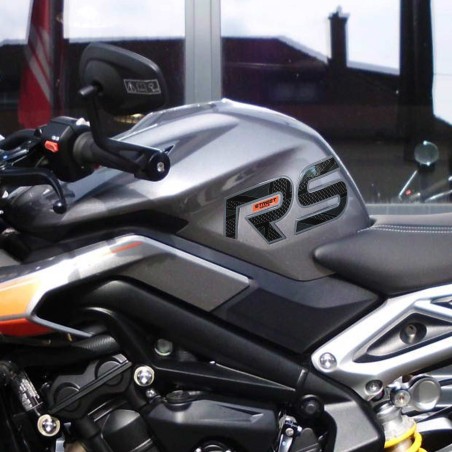Autocollants 3D pour le réservoir compatible avec Triumph Street Triple 765 RS 2023