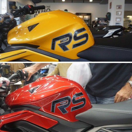 Adhesivos laterales 3D compatibles con Triumph Street Triple 765 RS 2023