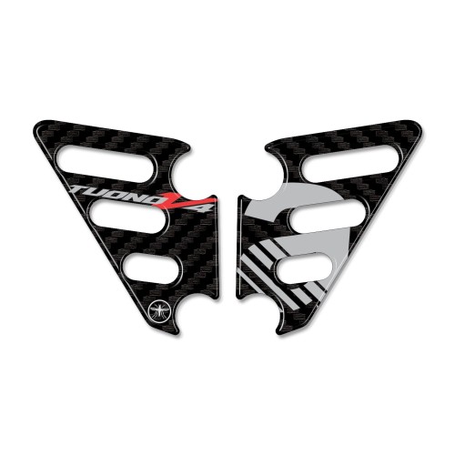 Stickers 3D pour talonnette arrière compatible avec Aprilia Tuono v4 2011-2025 2