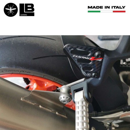 Pegatinas 3D para talonera trasera compatible con Aprilia Tuono v4 2011-2025