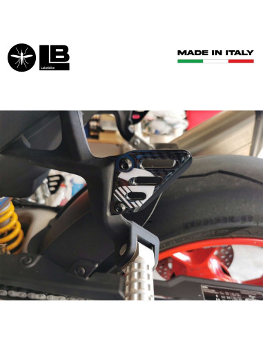 Stickers 3D pour talonnette arrière compatible avec Aprilia Tuono v4 2011-2025