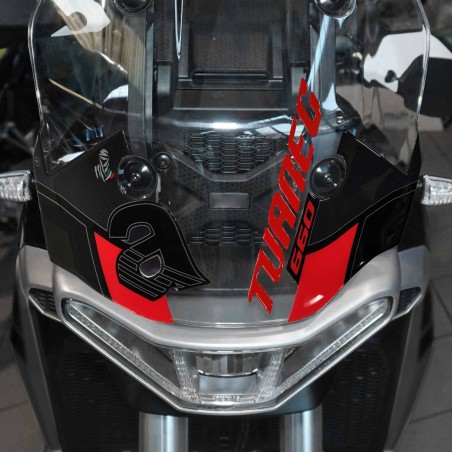 Stickers 3D Motorcycle windshield protector compatible with Aprilia Tuareg 660 2023-2025