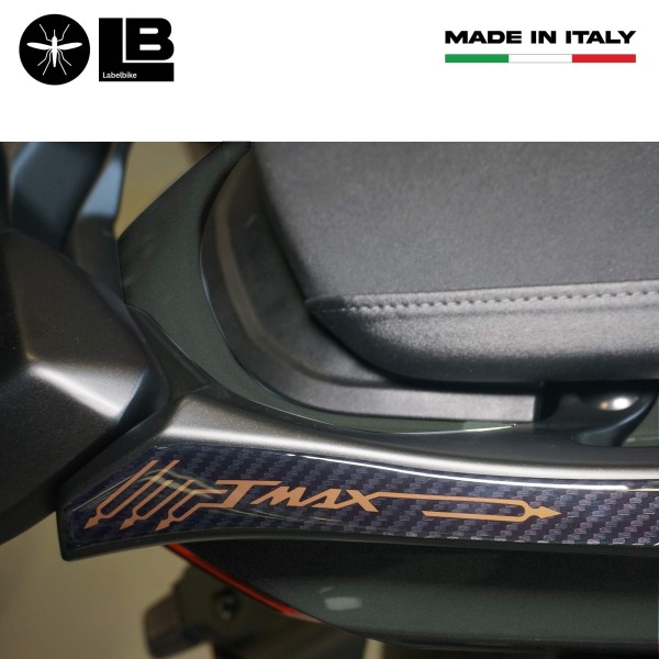Pegatinas 3D Mango de protección con funda superior compatible con Yamaha Tmax 2022-25