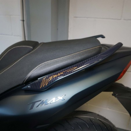 Adesivi 3D Protezione maniglie senza bauletto compatibili con Yamaha Tmax 2022-5