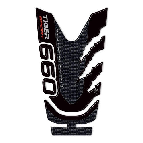 Adesivi 3D Protezione Paraserbatoio compatibili con Triumph Tiger 660 Sport 2