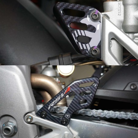 Adesivi 3D Protezioni Battitacco compatibili con Aprilia RSV4 1100 2009-2024