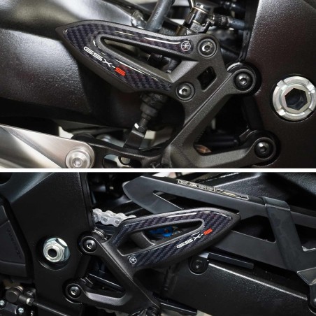 Protections de talons 3D compatibles avec Suzuki GSX-S 1000 GT 2021-2025