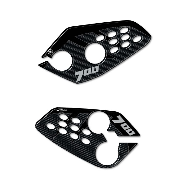 3D Heel Protector Stickers compatible avec Yamaha Tracer 7 - 700 et XSR 700