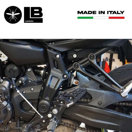 Adesivi 3D Protezioni Battitacco compatibili con Yamaha Tracer 7 - 700 e XSR 700