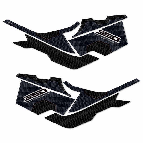 3D Stickers Boomerang side protectors compatible with Honda ADV350 2022-2025