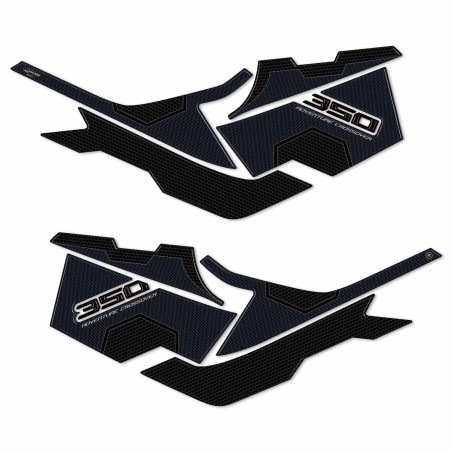 Stickers 3D Protections latérales Boomerang compatibles avec Honda ADV350 2022-2025