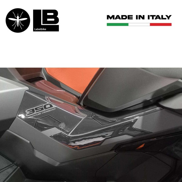 Pegatinas 3D Protectores laterales Boomerang compatibles con Honda ADV350 2022-2025