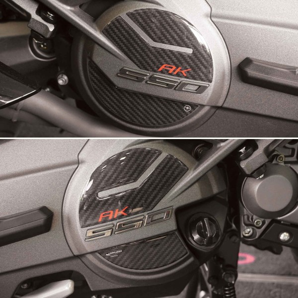 3D Stickers Scooter Crankcase Protectors compatible with Kymco Ak550 Premium