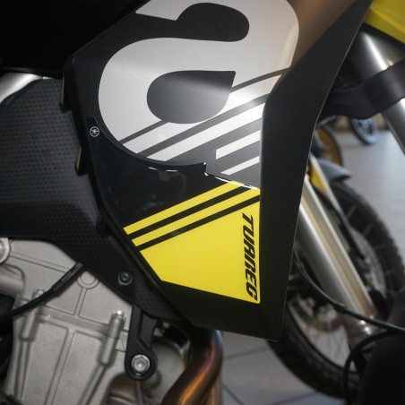 Adesivi 3D Protezioni Deflettori moto compatibili con Aprilia Tuareg 660 2022-25