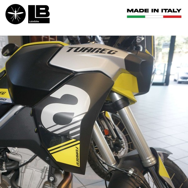 3D Aufkleber Motorradschutzbügel kompatibel mit Aprilia Tuareg 660 2022-25