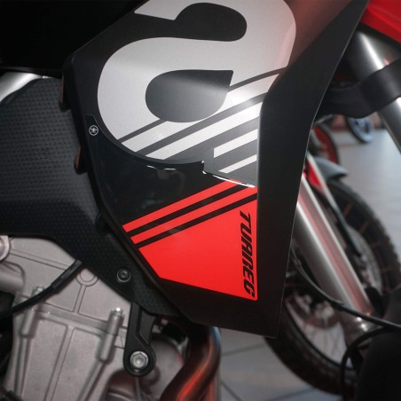 Stickers 3D Protecteurs déflecteurs moto compatibles avec Aprilia Tuareg 660 2022-25