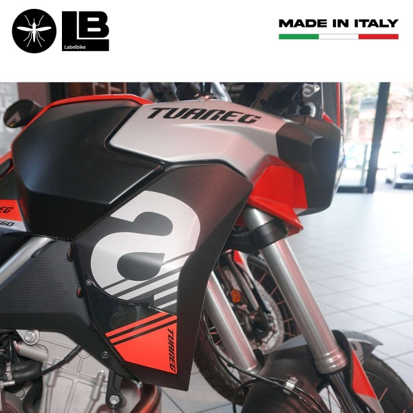 3D Stickers Motorcycle deflector protectors compatible with Aprilia Tuareg 660 2022-25