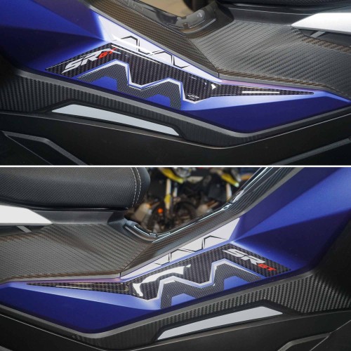 3D-Seitenprotektoraufkleber kompatibel mit Aprilia SR GT 125 und 200