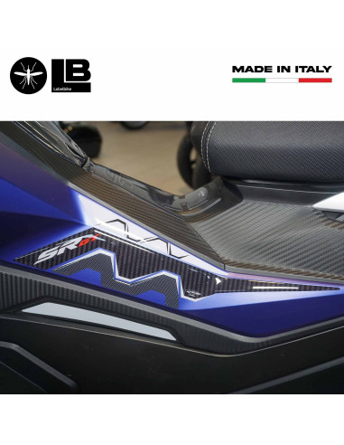 3D-Seitenprotektoraufkleber kompatibel mit Aprilia SR GT 125 und 200