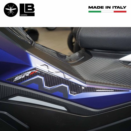 Adesivi 3D protezioni Fianchi laterali compatibili con Aprilia SR GT 125 e 200