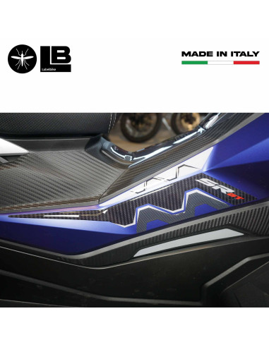 Autocollants de protection latérale 3D compatibles avec Aprilia SR GT 125 et 200