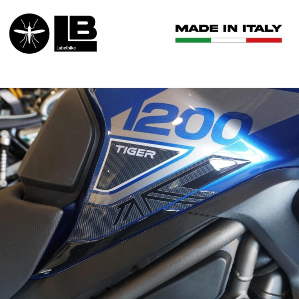 3D Aufkleber Seitenprotektoren kompatibel mit Triumph Tiger 1200 GT und GT Pro