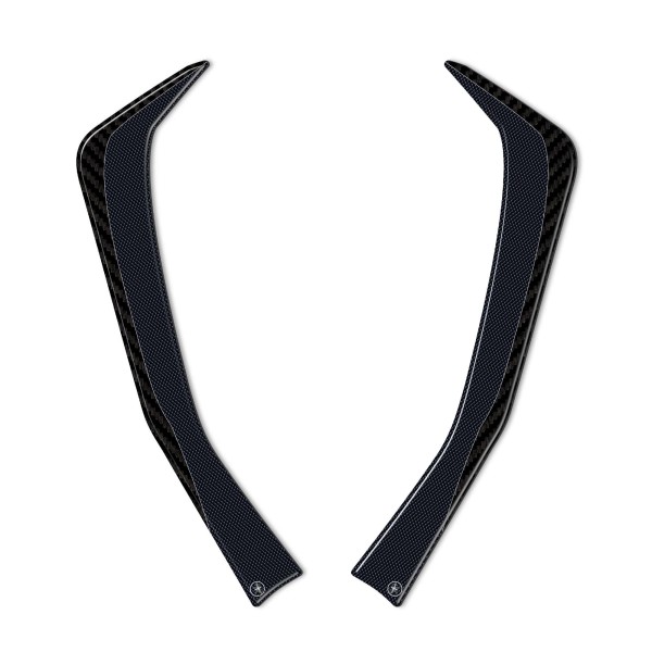 Autocollants de protection latérale 3D Repose-pieds avant compatible avec Honda Forza 300