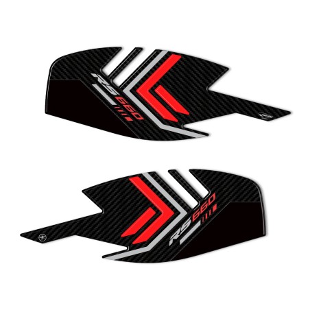 Stickers 3D Protections latérales de réservoir compatibles avec Aprilia RS 660 2020-25