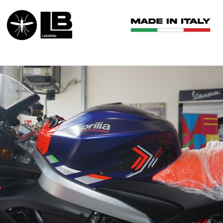 Adesivi 3D Protezioni Laterali serbatoio compatibili con Aprilia RS 660 2020-25