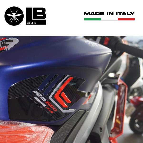 3D Stickers Tank side protectors compatible with Aprilia RS 660 2020-25