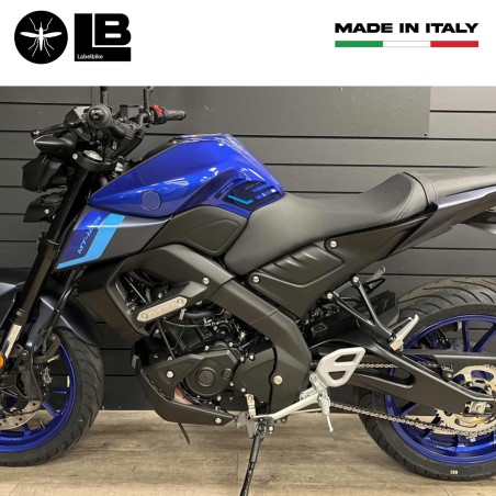 Adesivi 3D Protezioni Laterali serbatoio compatibili con Yamaha Mt125 2020-2025