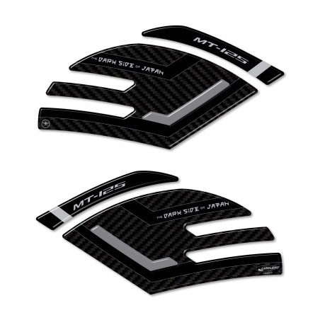 3D Stickers Tank Side Protectors compatible with Yamaha Mt125 2020-2025